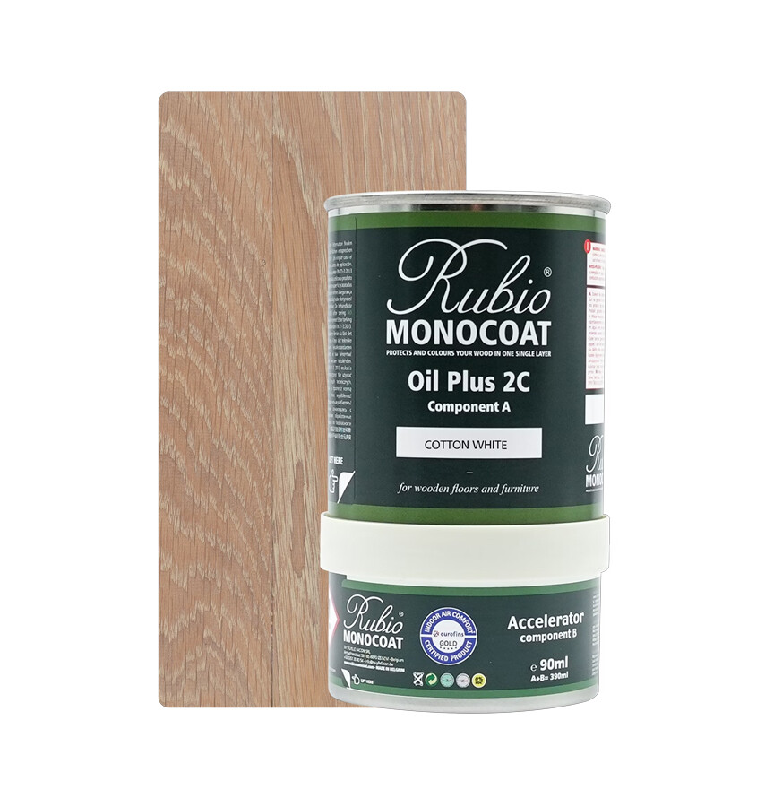 RMC OIL PLUS 2C COTTON WHITE 390 ML SET (COMP. A+B)