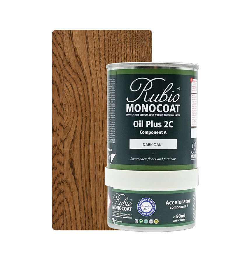 RMC OIL PLUS 2C DARK OAK 390 ML SET (COMP. A+B)