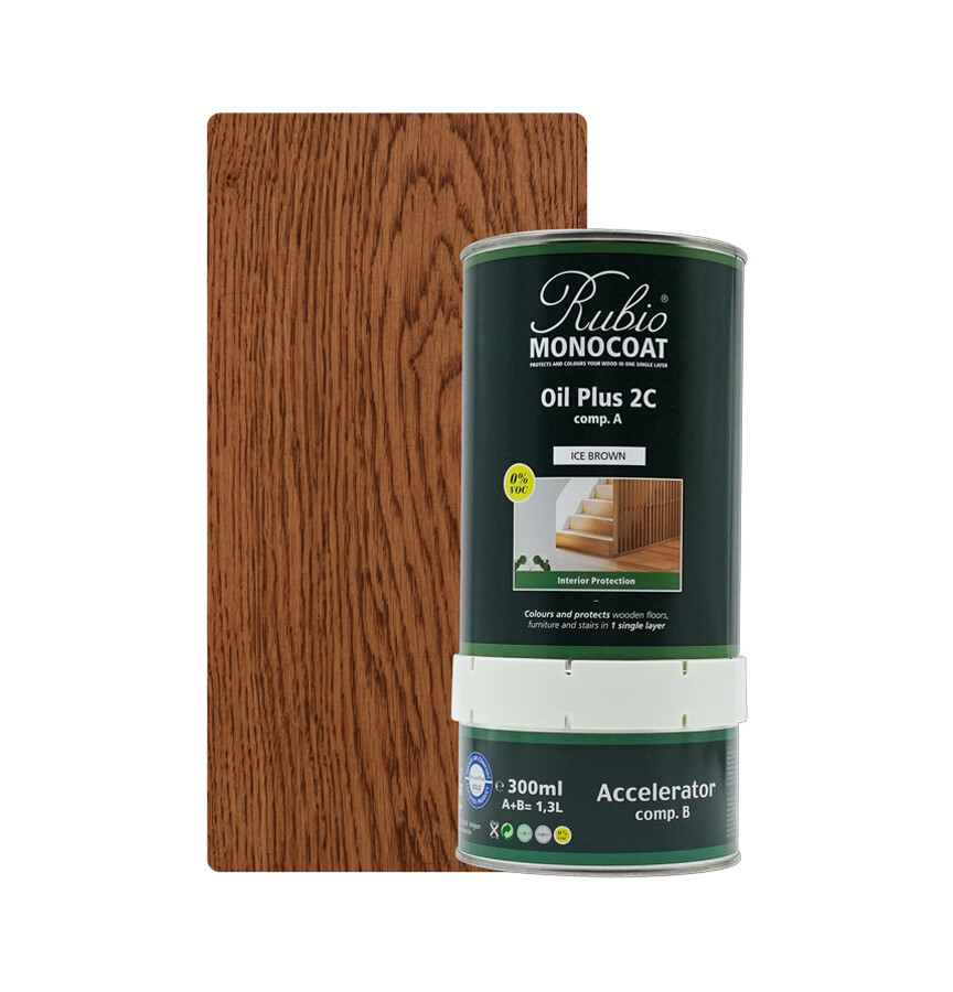 RMC OIL PLUS 2C ICE BROWN   1,3 LTR SET (COMP. A+B)