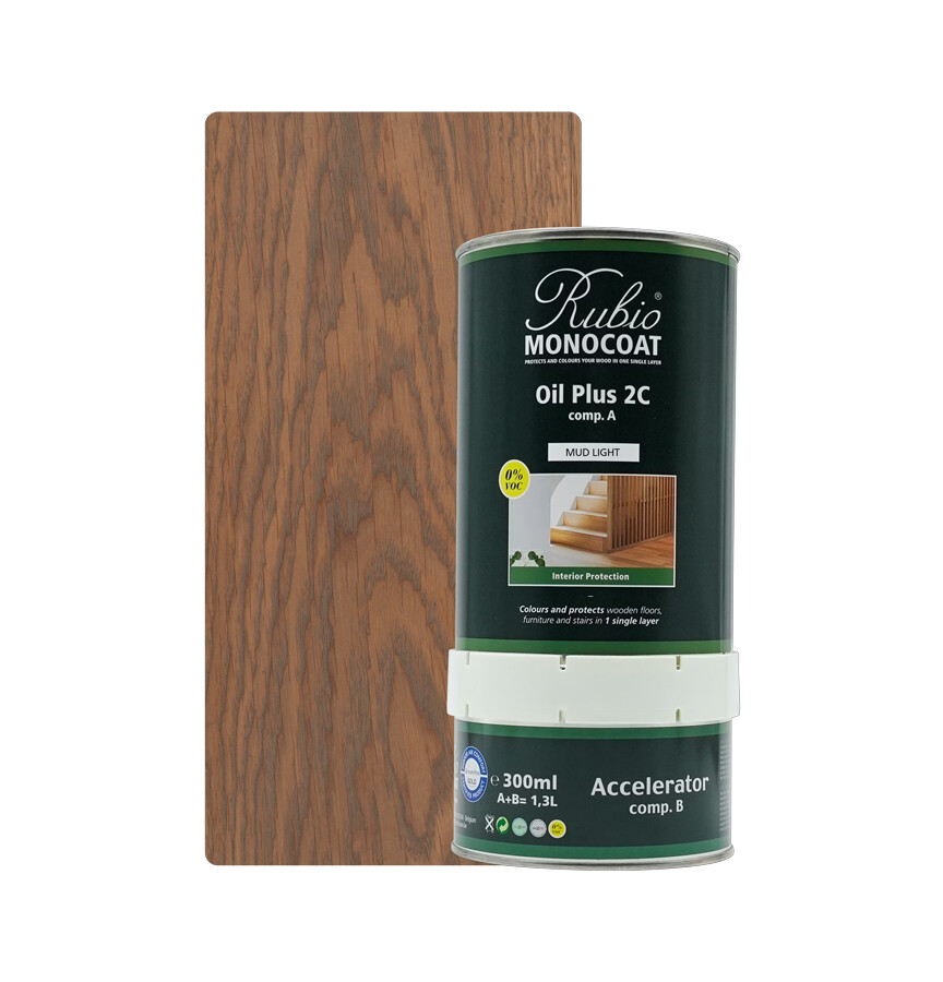RMC OIL PLUS 2C MUD LIGHT 1,3 LTR SET (COMP. A+B)