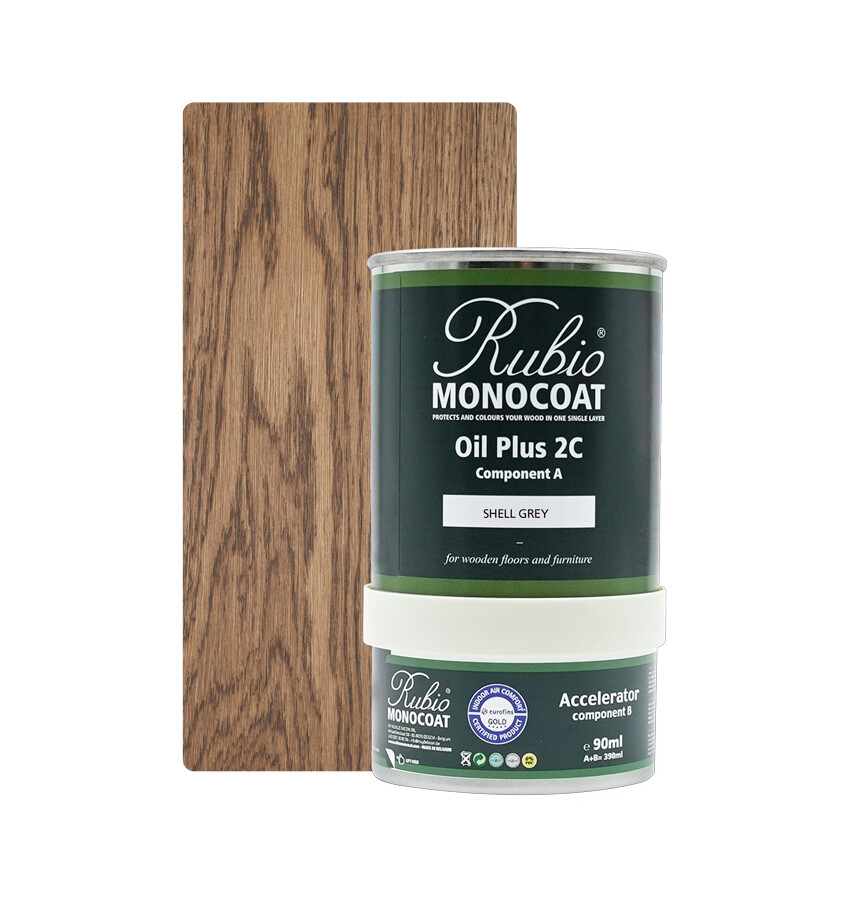 RMC OIL PLUS 2C SHELL GREY 390 ML SET (COMP. A+B)