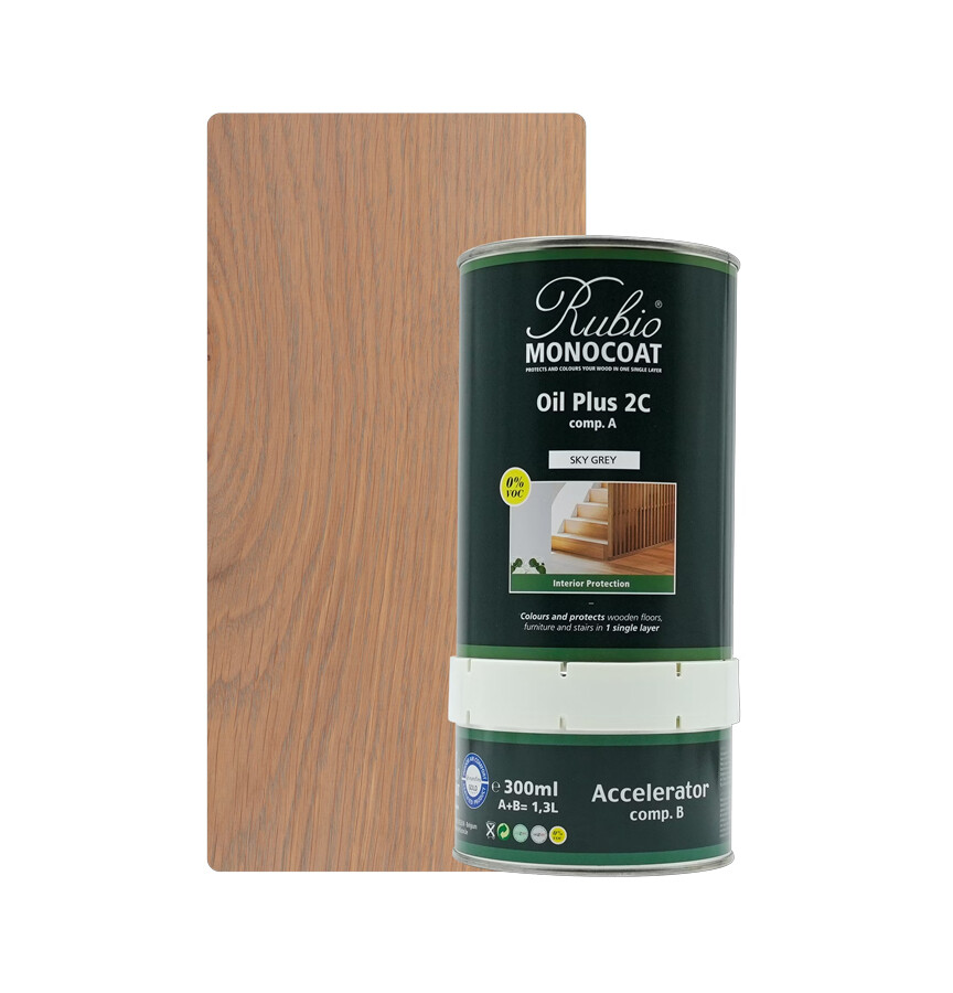 RMC OIL PLUS 2C SKY GREY 1,3 LTR SET (COMP. A+B)