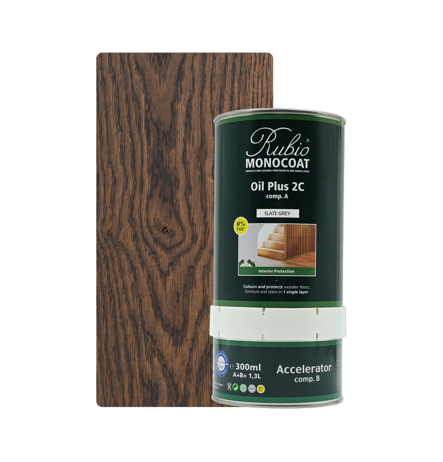 RMC OIL PLUS 2C SLATE GREY 1,3 LTR SET (COMP. A+B)