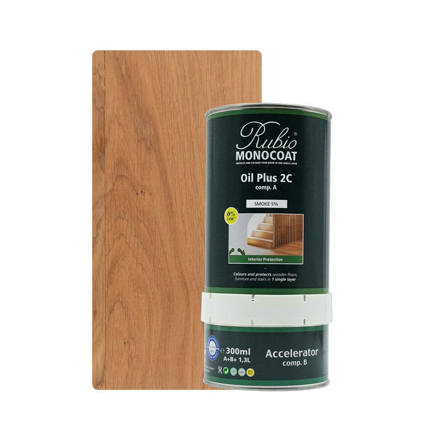 RMC OIL PLUS 2C SMOKE 5%  1,3 LTR SET (COMP. A+B)