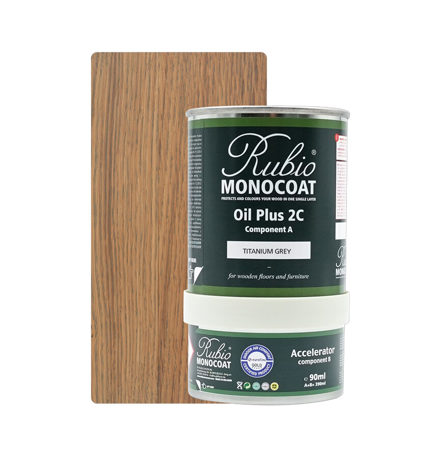V*RMC OIL PLUS 2C TITANIUM GREY 390 ML SET (COMP. A+B)