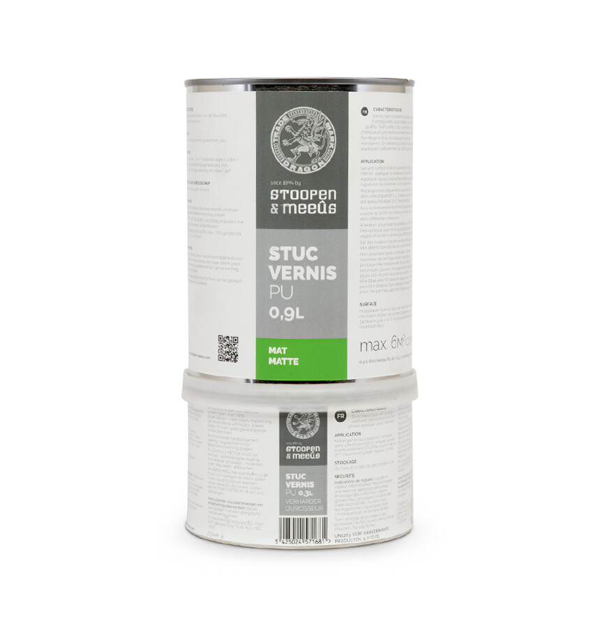 STOOPEN & MEEUS STUCVERNIS PU MAT 1,2L