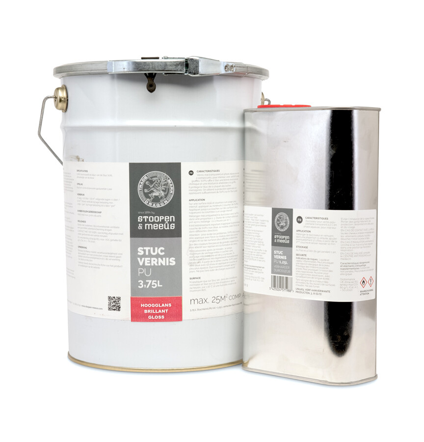 STOOPEN & MEEUS STUCVERNIS PU GLANS  5L