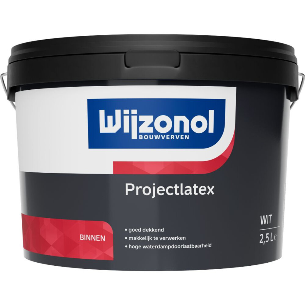WIJZONOL PROJECTLATEX WIT            2,5
