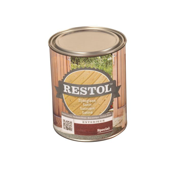 RESTOL ZIJDEGLANS HARDHOUTBRUIN 1