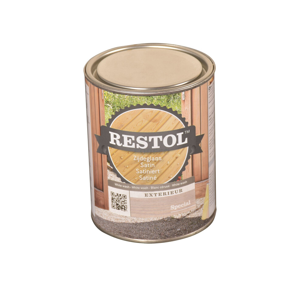 RESTOL ZIJDEGLANS WHITE WASH 1